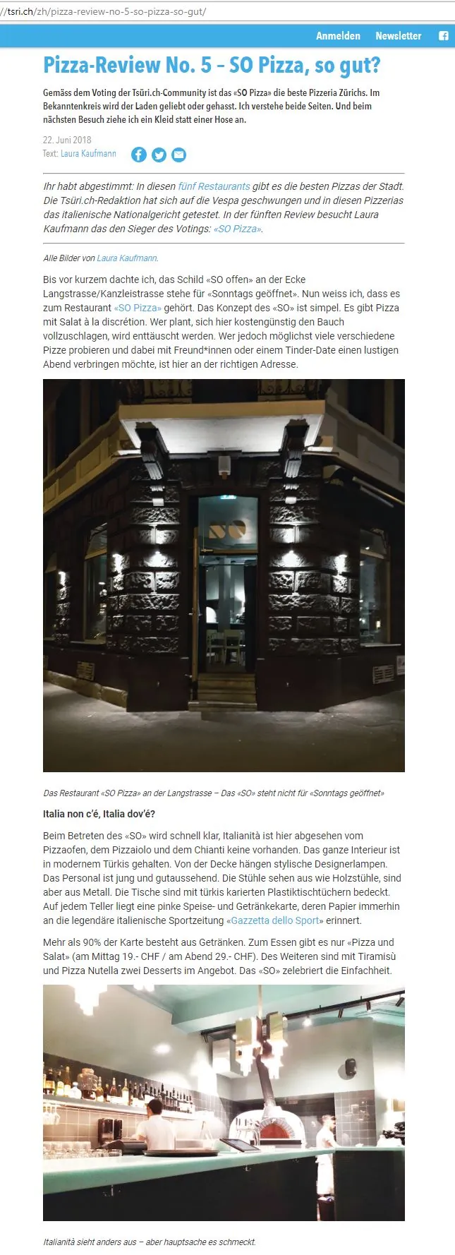 Tsüri.ch — Seite 1